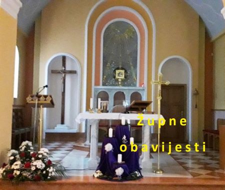 Read more: ŽUPNE OBAVIJESTI    župa SEONICA          14. kroz godinu C