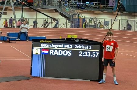 Read more: Filip Radoš prvi na 800 metara na dvoranskom prvenstvu u Münchenu