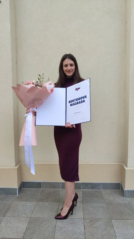 Read more: Mateja Krajinović dobitnica Rektorove nagrade