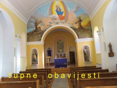Read more: Župne obavijesti, VII uskrsna nedjelja: 