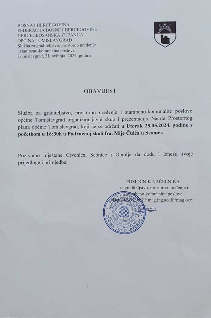 Nacrt jaavnog skupa poziv