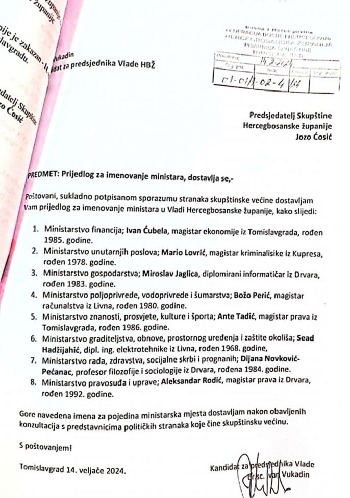 ministri nove vlede
